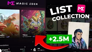 LIST ON MAGIC EDEN ✅ Listing NFT Collection Magic Eden Tutorial