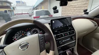 Новейший монитор 12.3 для Nissan Patrol Y62 на Android