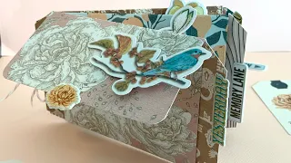 Easy Envelope Mini Album w/ 6x8 Paper Pads Tutorial Gift Card Holder