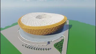 MINECRAFT - Lusail Stadium + DOWNLOAD “QATAR WORLD CUP 2022”