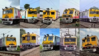 [10 in 1] Superfast Non-Stop galloping EMU local trains 😳🔥