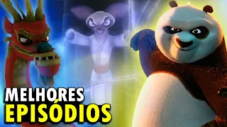 OS MELHORES EPISÓDIOS DE KUNG FU PANDA LENDAS DO DRAGÃO GUERREIRO!