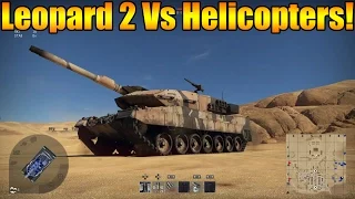 LEOPARD 2 VS HELICOPTERS! LEOPARD 2a5 War Thunder PS4 Tank Gameplay April Fools 2017