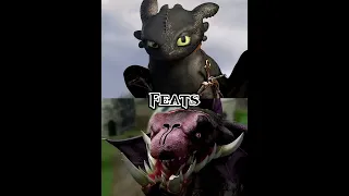 Toothless (HTTYD) vs Jormungandr (TNR)