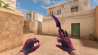 Showcase Karambit "Purple Camo" 0.22.0 | Standoff 2