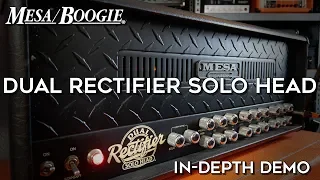 Mesa Boogie Dual Rectifier Solo Head in-depth demo! (15 guitars)