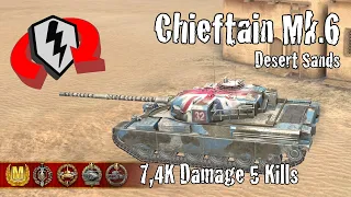 Chieftain Mk.6  |  7,4K Damage 5 Kills  |  WoT Blitz Replays