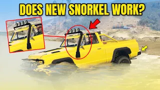 GTA 5 ONLINE - DOES NEW SNORKEL UPGRADES MAKES DIFFERENCE?