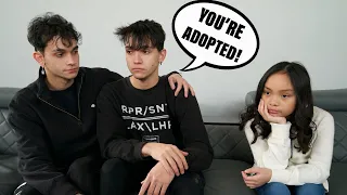 TELLING OUR LITTLE SISTER SHE'S ADOPTED
