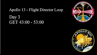 Apollo 13 - Flight Director Loop (GET: 43:00 - 53:00) Part 7