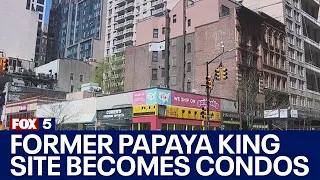 Former site of Papaya King becoming luxury condos