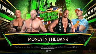 WWE 2K24 WWE 2K24 MONEY IN THE Bank game pal ONE you tube video