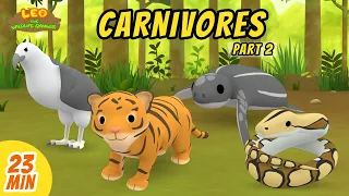 Carnivores Minisode Compilation (Part 2/6) - Leo the Wildlife Ranger | Animation | For Kids | Family