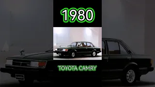 TOYOTA CAMRY of Evolution (1980-2023) #shorts #short #viral