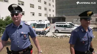 11 luglio 2023 - Acquaviva, incendio all'ospedale Miulli