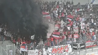 14.05.2022 FC Schaffhausen - FC Aarau 0:1, Support & Pyro