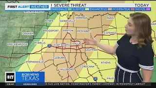 North Texas under enhanced risk for severe weather Friday