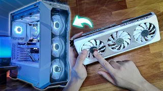 Instalando a minha nova placa de vídeo (RTX 4060 AERO GIGABYTE) + Cooler RGB e Cabo Sleeved