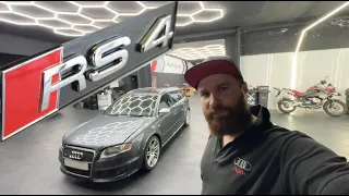 Legendarne auto , legendarny majitel. Ano opravte mi auto ale peniaze nemam.  Audi RS4 B7...