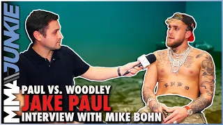 Jake Paul 'not sorry' for presser scuffle, responds to PED accusations | Paul vs Woodley