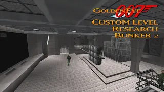 GoldenEye 007 N64 - Research Bunker 2 - 00 Agent (Custom level)