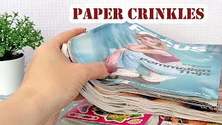 ASMR Magazine Crinkles To Send You To Sleep • No Talking