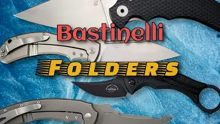 Top Bastinelli Folding Knives:  "Tactical Art" Folding Blades!