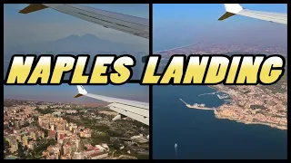 Naples Landing - Landing at Naples International Airport - Italy (4K)