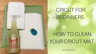 How to Clean and Re-stick your Cricut Mat | Cricut for Beginners Episode 1 | Fast Cheap Easy