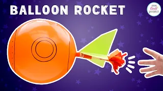 Balloon Rocket | Rocket Balloons Experiment for Kids