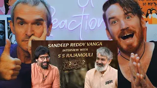 Sandeep Reddy Vanga Interview with SS Rajamouli | REACTION!!!