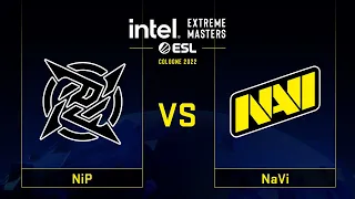 NiP vs NaVi | Map 2 Nuke | IEM Cologne 2022 - Group A