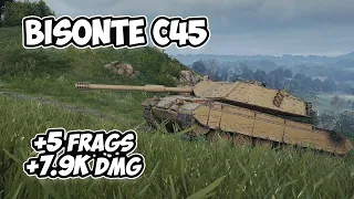 Bisonte C45 - 5 Frags 7.9K Damage - He could more! - World Of Tanks