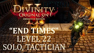 Divinity OS 2 DE - Sebille, Voice of The Devourer in "End Times" (Level 22, Solo, Tactician)