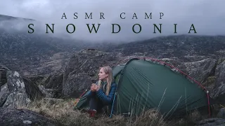 Solo wild camping in the rain [ASMR]