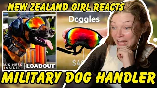 New Zealand Girl Reacts to Every Piece Of Gear In A Military Dog Handler’s Field Bag