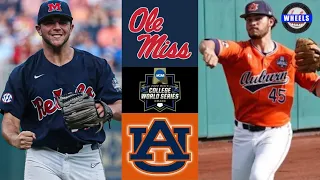 Ole Miss vs #14 Auburn | College World Series Opening Round | 2022 College Baseball Highlights