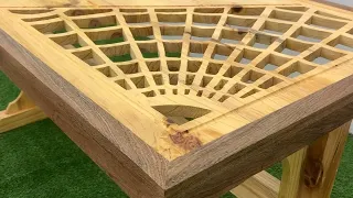 Amazing Creative Woodworking Skills - Unique Monstrous Coffee Table Design You've Never Seen