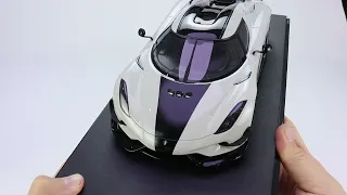 GT Spirit 1:18 Koenigsegg REGERA Black Line Gray (CLDC026)  Resin Car Model