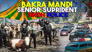 MANDI KA RUSH OR THE SSP OF LOS SANTOS | SINDH POLICE | REAL LIFE MOD | GTA 5 PAKISTAN