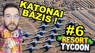 Nyaraló SZIGETET építek ! 6. rész 🌴 | Katonai BÁZIS és DISCO ! Tropical Resort Tycoon Roblox