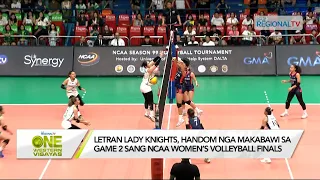 One Western Visayas: Letran Lady Knights, handom makabawi sa game 2 sang Women’s Volleyball Finals