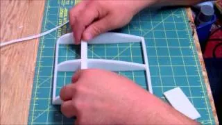 How to make a ribbed foam wing