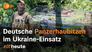 Was bringen die deutschen Panzerhaubitzen der Ukraine jetzt noch? ZDF heute-journal