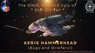 Dealing with Bugs and Griefers in a Hammerhead #starcitizen #starcitizengameplay