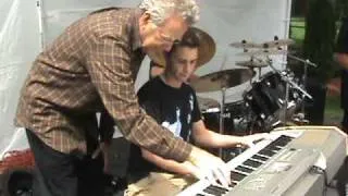 Ray Manzarek, The Doors, plays keyboard with Nick