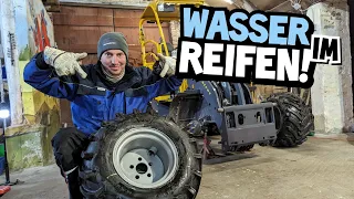 KRASS, WIEVIEL DAS BRINGT! | Wasserfüllung in den Reifen | Hoflader | Mr. Moto