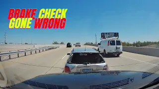 Brake Check Gone Wrong || Road Rage USA & Canada || Hit & Run || Bad Drivers || Driving Fail || 2021