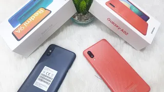 Samsung Galaxy A02 Vs Redmi 9A Unboxing