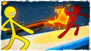 БЕГИ!!! У НЕГО ОГНЕМЕТ!!! STICK FIGHT THE GAME!!!